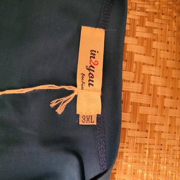 In2You Brand - Plus Sizes - Color Blue - Picture 2 of 3